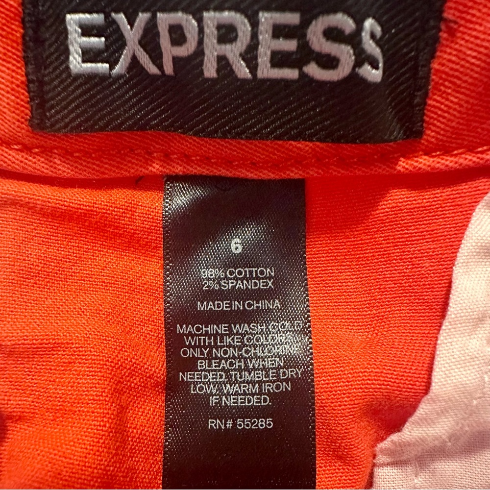 Set Of Two Express Twill Shorts Size 6 - image 4